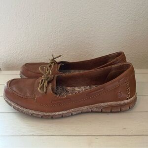 Born Kayana Slip On Lace Loafers Boat Shoes Flats